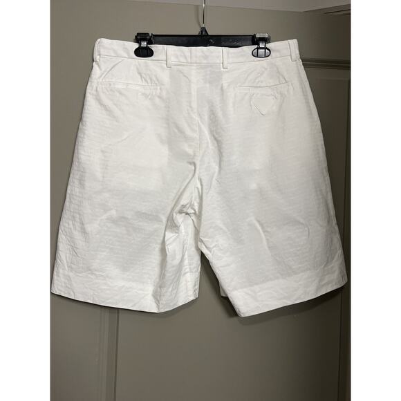 Prada White Logo Shorts - Men’s Size 50 Italian - EUC - AUTHENTIC - Picture 2 of 16